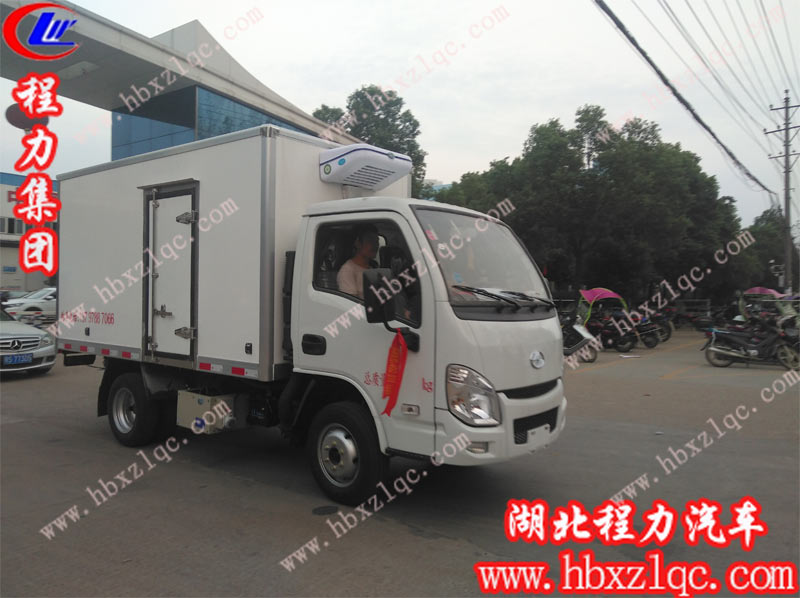 2019/09/04 湖南劉總在湖北程力集團訂購一臺國六躍進冷藏車，單號12654